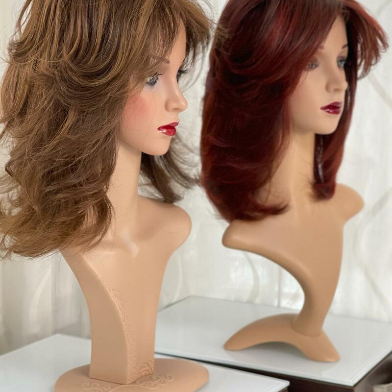 Custom Human Hair Hand Tied Form Fitted to Client.  Color Highlights to Spec.  Medical wig cranial prosthesis