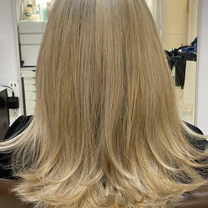 Custom Human Hair Hand Tied Form Fitted to Client.  Color Highlights to Spec.  Medical wig cranial prosthesis